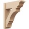 Ekena Millwork 8-in W x 22-in D x 26-in H Balboa Trad Rough Cedar Woodgrain TimberThane Outlooker, Primed Tan OUTUR080X22X26BOA04RCPR - alternate 1